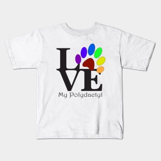 Polydactyl LOVE Kids T-Shirt